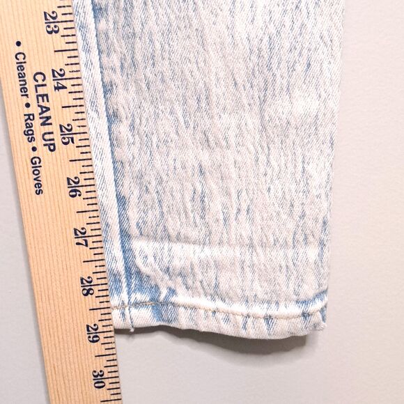 Vintage 90s Anti-Basic X Daily Jeans Size 9/10 Acid Wash Distressed High Rise - Picture 8 of 16